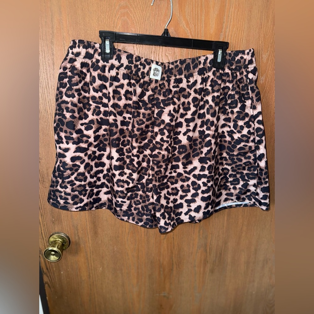 Bourbon & Belles Leopard Print Boxer Shorts